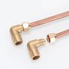 Brass Male Thread Flare Connector 1/4" 3/8" 1/2" BSP 90° Elbow 6mm 8mm 10mm Refrigeration Aircon Fitting