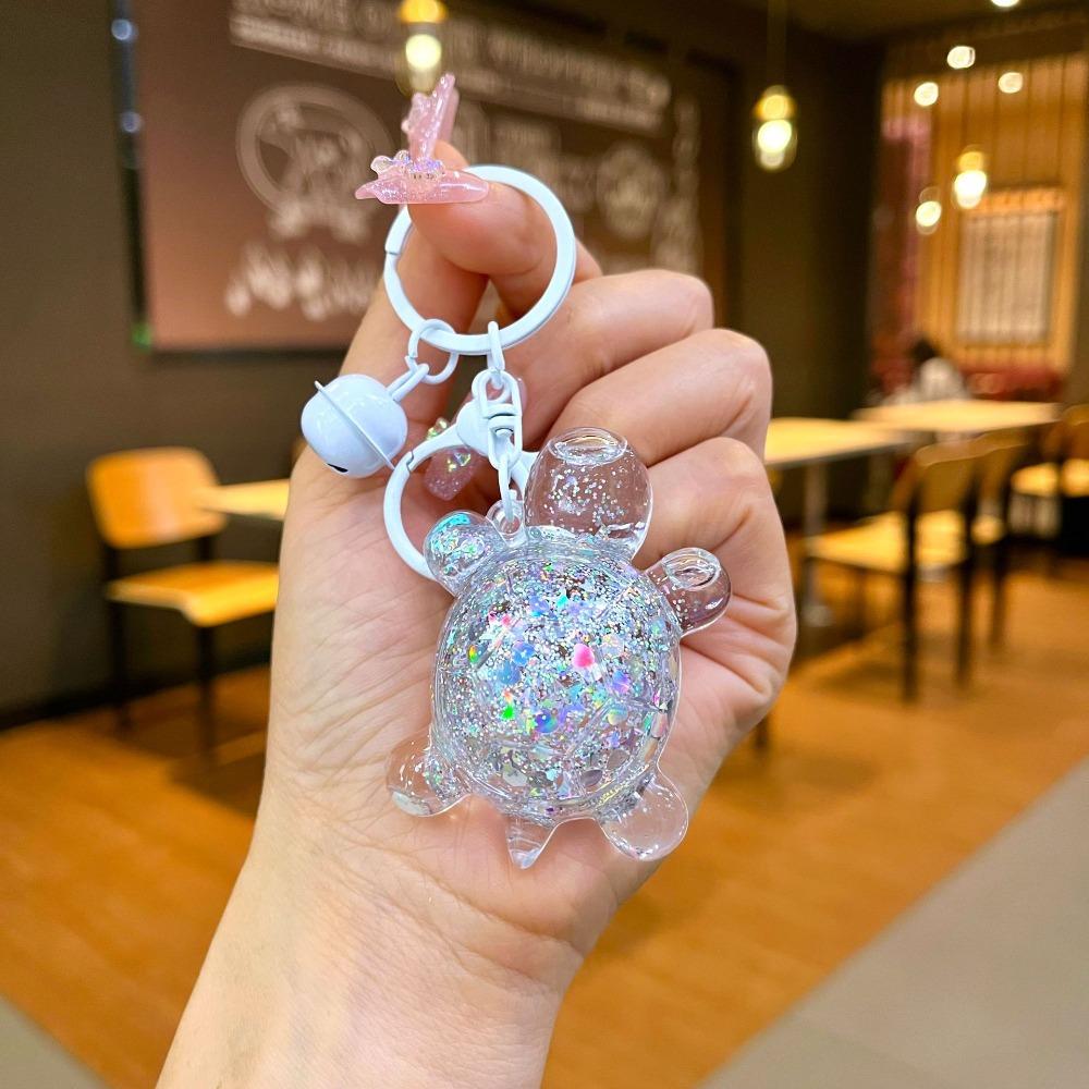Прозрачные куклы-черепахи цвета конфет, светящиеся зыбучие пески, бутылка, украшение, пара