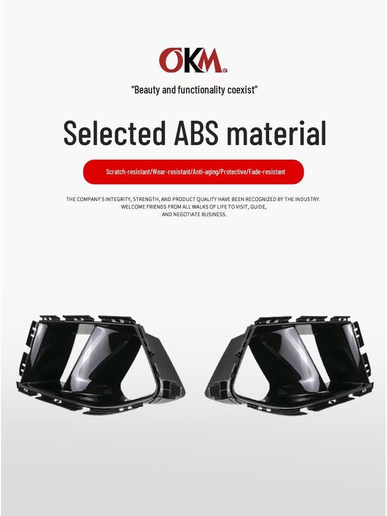 BMW M3/M4 G80 G82 Front Bumper Air Intake Fog Light Frame Vent Decoration