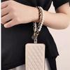 26cm Phone Lanyard Leather Pearl Anti-loss Hand Rope New Mobile Phone Charm  Bracelet Chain