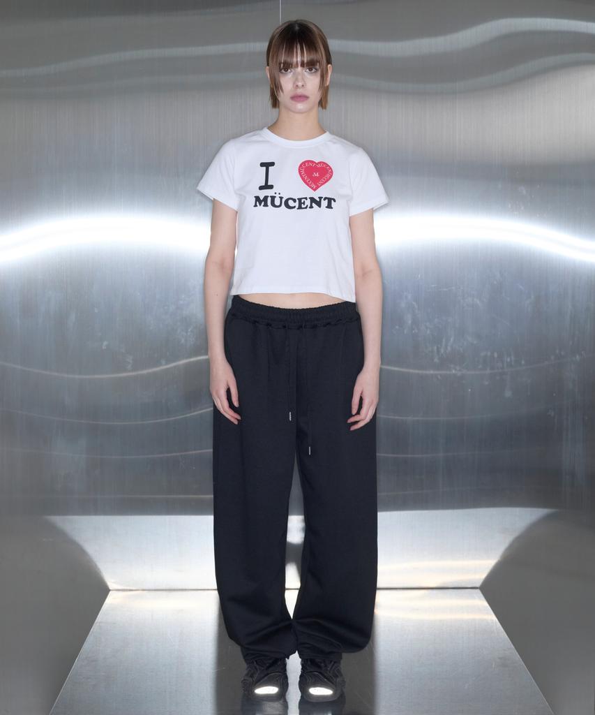 MUCENT Signature Heart Lettering Back Logo Sweatpants Unisex (2 Colors)