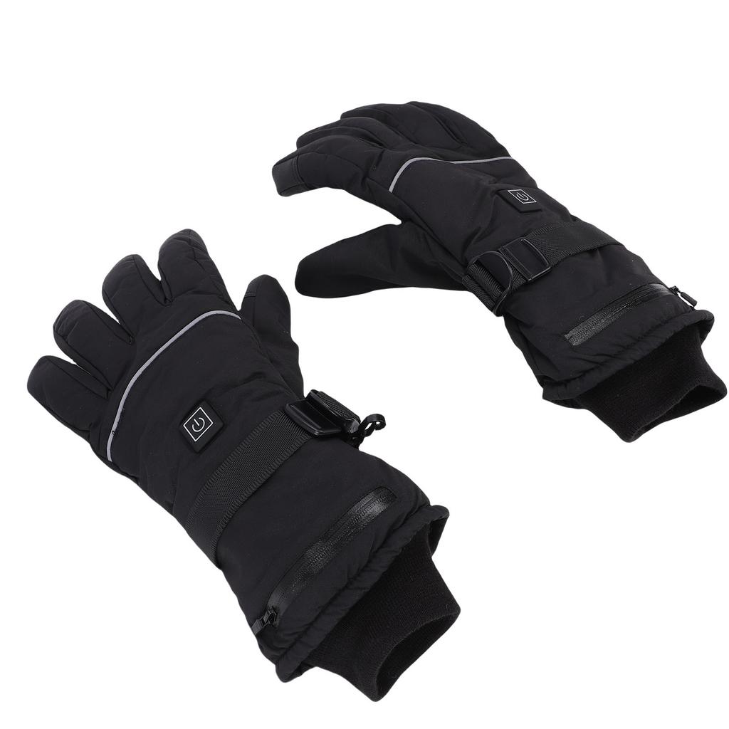 Перчатки с подогревом для мужчин и женщин, ПУ нейлон, 3 режима, перезаряжаемые, сенсорные, грелки для рук, электрические перчатки с подогревом с 2