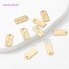 KC Gold Color Small Extension Chain Tag Charms For Jewelry Making,Charms For Jewelry,DIY Bracelet Necklace Making Accessories