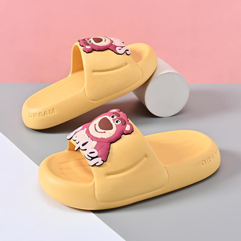 Удобные летние шлепанцы из ЭВА для детей, легкие, нескользящие, с мультяшным дизайном для девочек