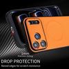 Precise-Cutout Carbon-Fiber-Texture Vegan-Leather Phone Case For Motorola Edge 50 Fusion 5G, PU TPU Anti-Scratch Lightweight Protective Cover