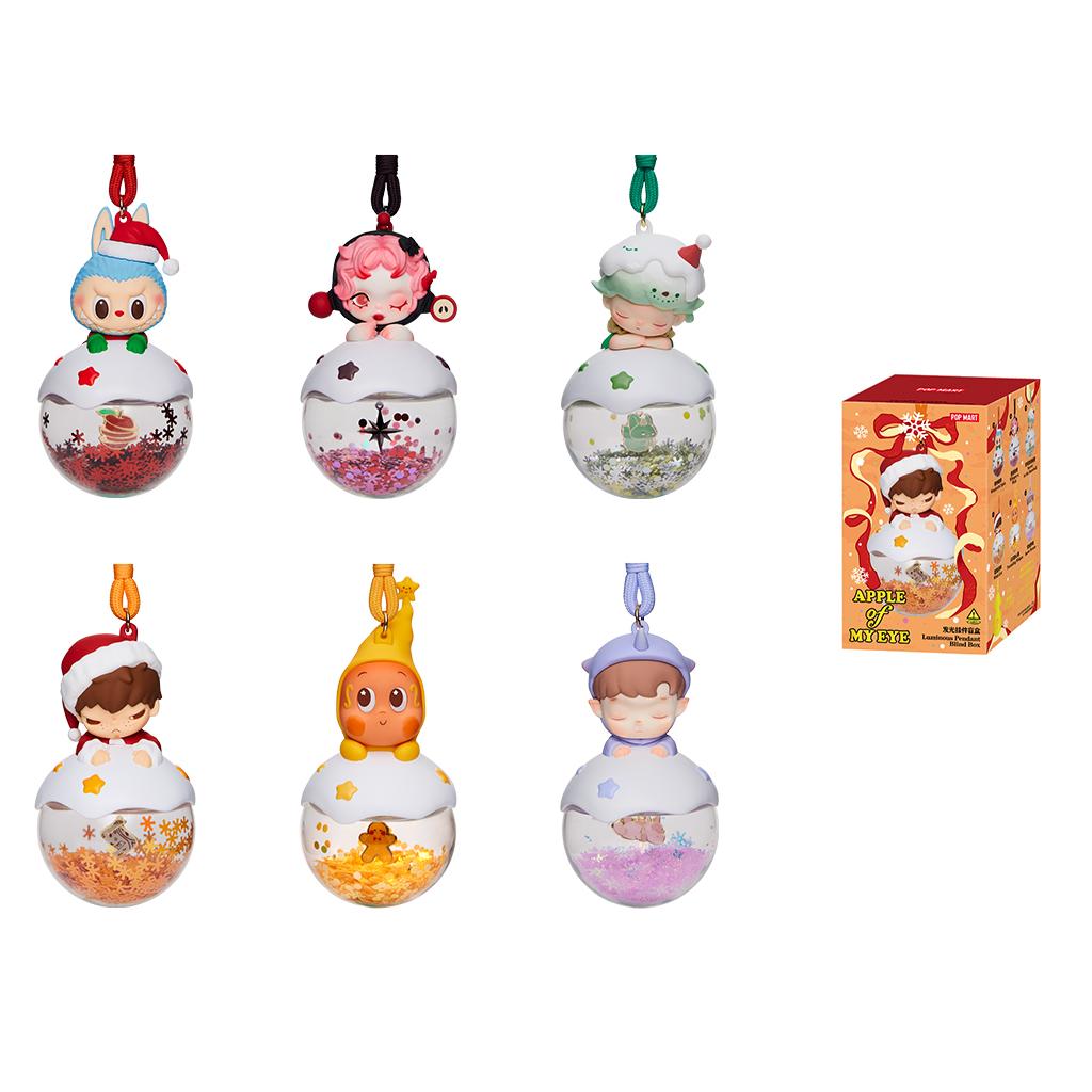 POP MART Your Most Precious Collection Glow In The Dark Pendant Mystery Boxes Single Mystery Box/Full Box 6 Pcs PPMT-2511-0022