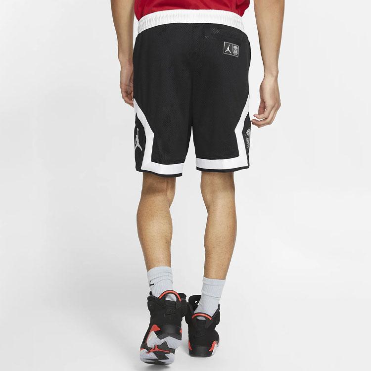 Jordan Мужские шорты на шнурке с высокой талией X Air и нашивкой-логотипом, черные BQ8377-010