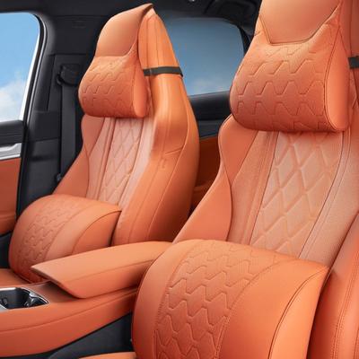 Для BYD Sea Lion 07 EV 2024 2025 Кожаная Подушка для Шеи Подголовник Подушка для Поддержки Поясницы Подушка на Сиденье Аксессуары для Салона Автомобиля
