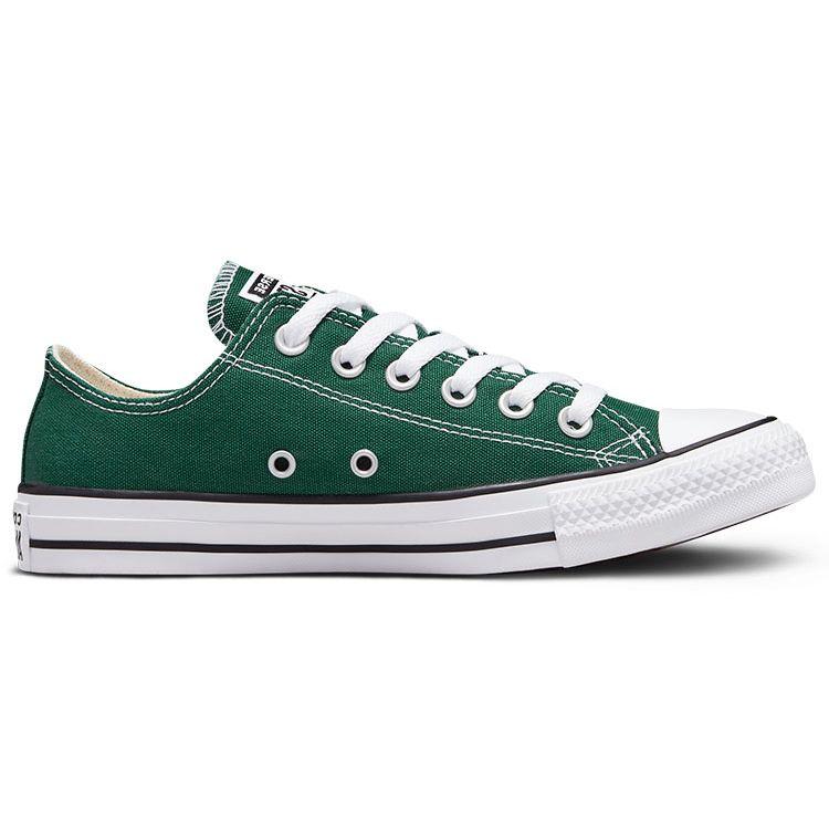 Converse Chuck Taylor All Star Шнуровка Удобные Дышащие Прочные Низкие парусиновые кеды Унисекс Зеленый A00789C
