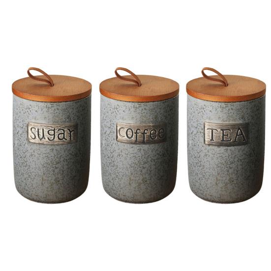 Керамическая сахарница герметичная емкость для хранения с крышкой пищевой без BPA большой емкости держатель для кофейного сахара в зернах