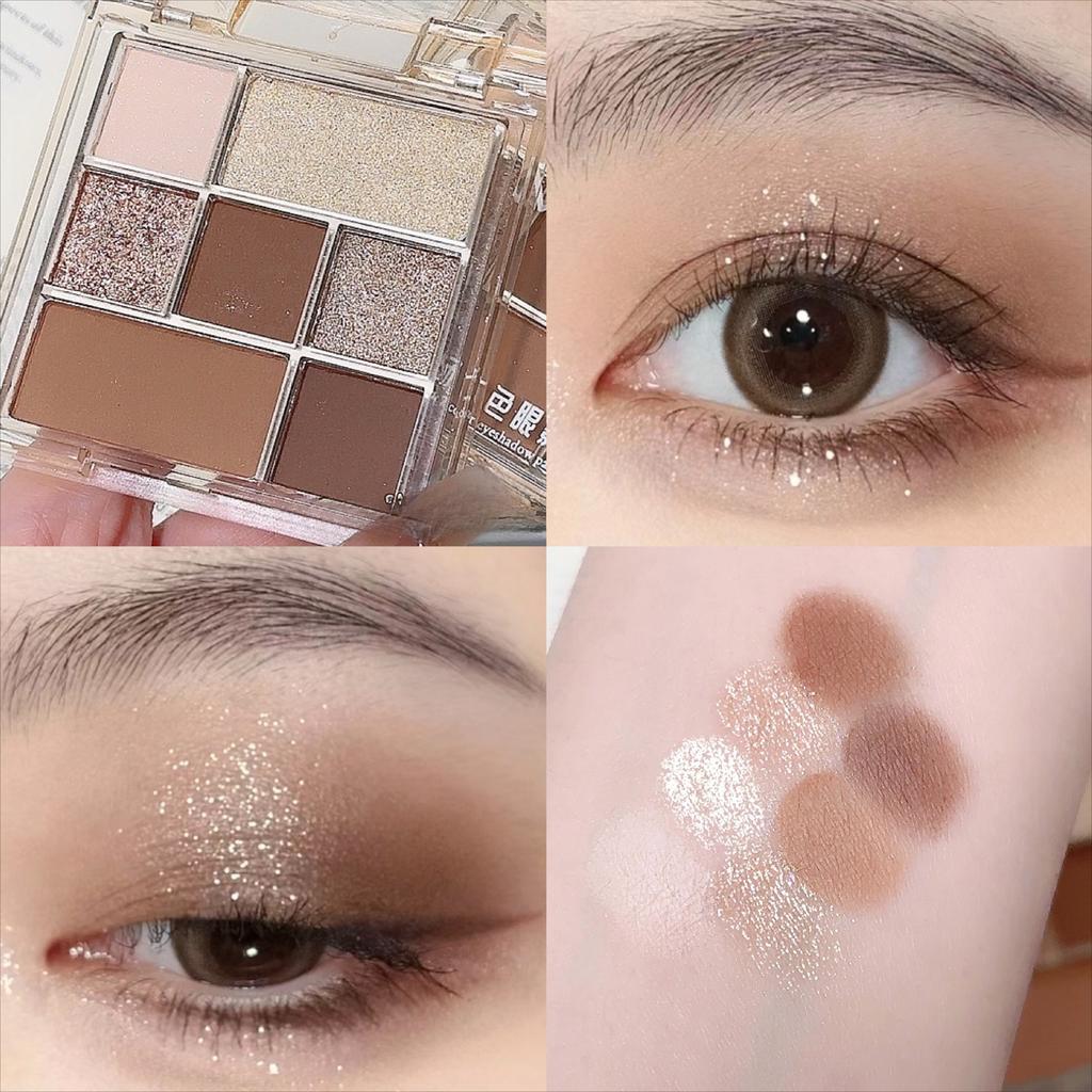 Палитра теней для век с низкой насыщенностью, полностью матовая корейская пигментная палитра для макияжа глаз, стойкая палитра для макияжа глаз