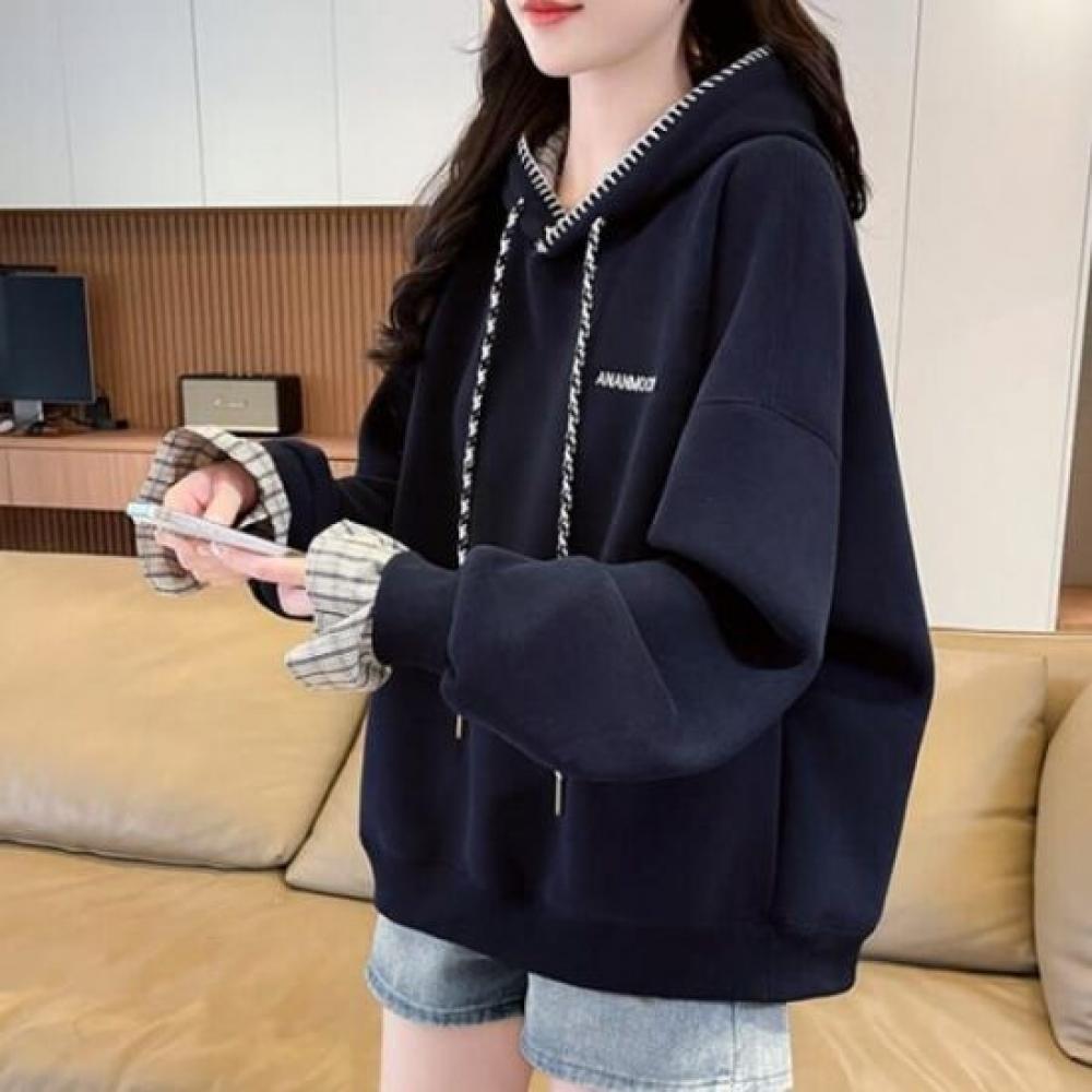 Navava Men Casual Check Point Hoodie Nt3179