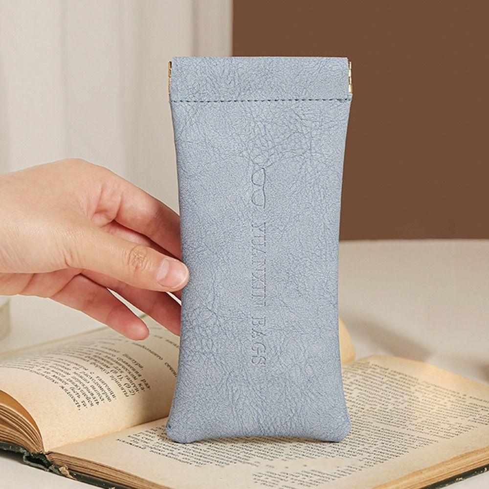 Водонепроницаемый чехол из мягкой кожи для очков, мешочек для очков, футляр для очков, мешочек для помады