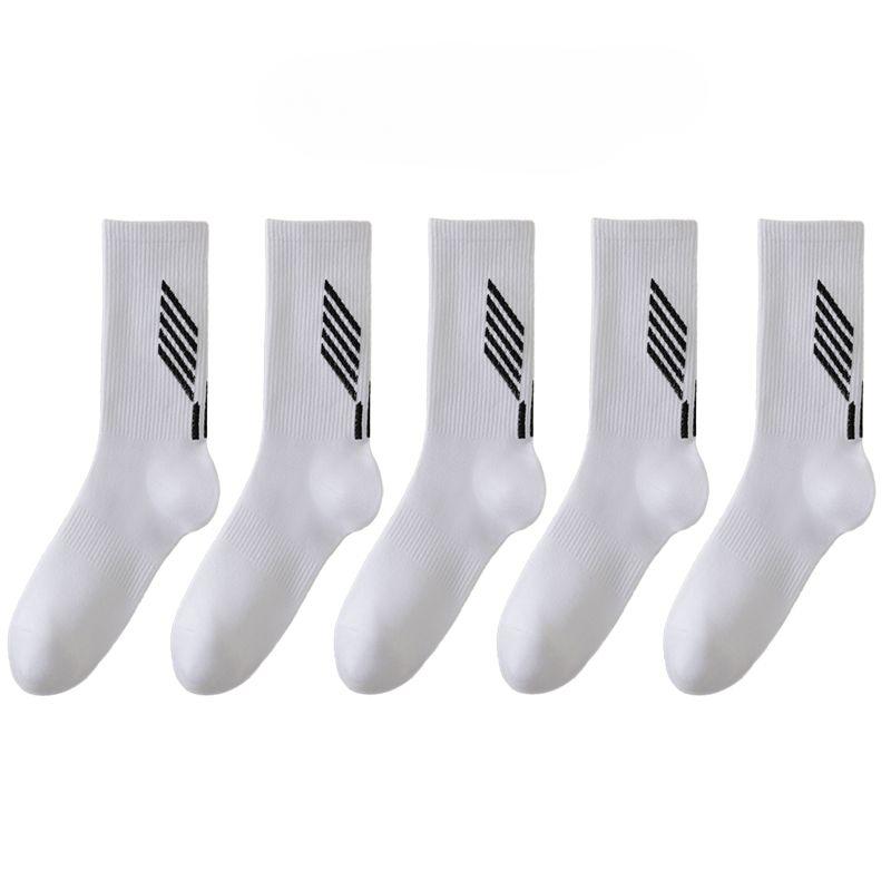 1/5 пары носков для бега для мужчин и женщин, компрессионные носки для фитнеса, спортивные, яркие, дышащие, баскетбольные носки для марафона