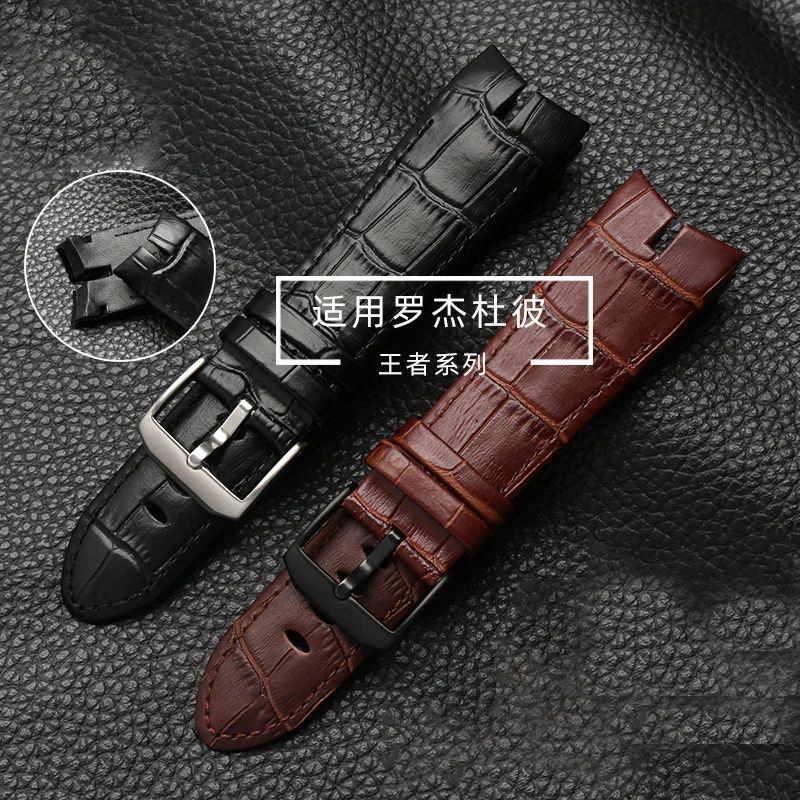 Кожаный ремешок для часов 26 мм Для Roger Dubuis Для серии EXCALIBUR ремешок для часов 42 мм циферблат RDDBEX0405 Стальная пряжка Мужские аксессуары