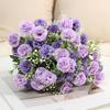 Artificial Carnation 20 Heads Realistic Fake Silk Flower Wedding Party Home