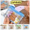 Cartoon Capybara Coin Purse Wallet Transparent Capibara Credit Card Holder  Children