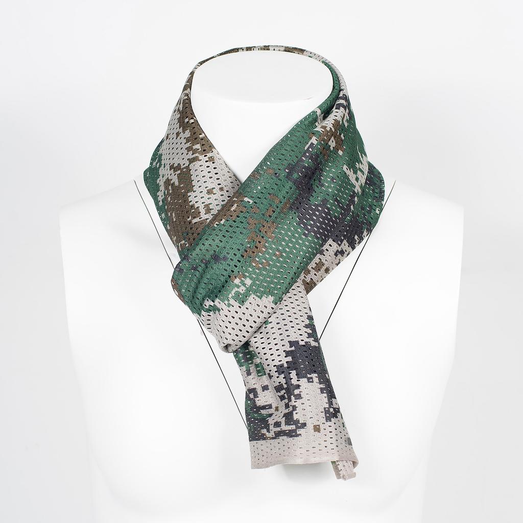 Tactical Camouflage Scarf Army Combat Kerchief Military Headcover Militar Outdoor Scarves Hijab CS Go Autumn Headscarf