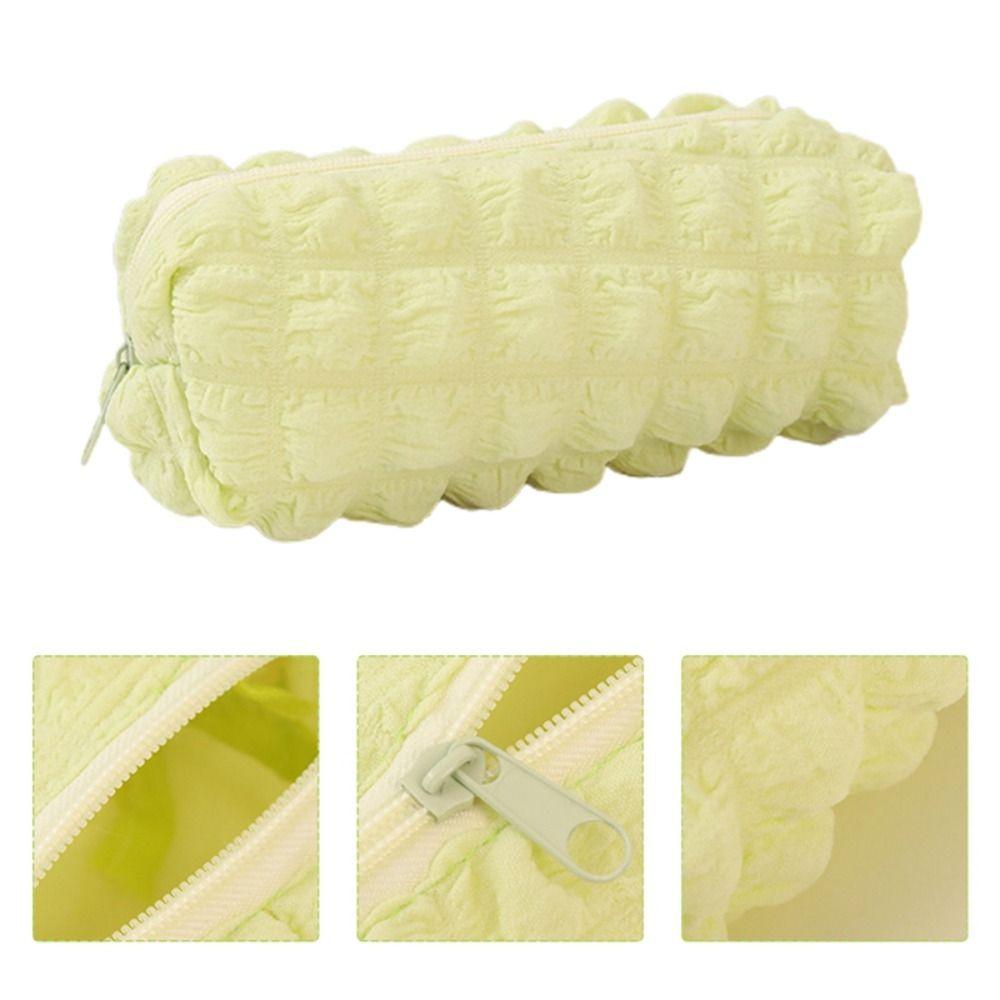 Вместительный кошелек для монет, пенал, пенал, сумка для карандашей, кавайный пенал с пуфами, косметичка