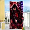 Naruto Character Personalized Text Beach Towel High Absorbency & Quick-Dry Suitable for Sports Travel Swimming Yoga Bathroom Beach And Pool