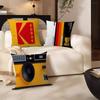K-Kodak Логотип Наволочка Полиэстер Подушки для дивана Декоративные Накидные подушки Домашнее украшение Наволочка