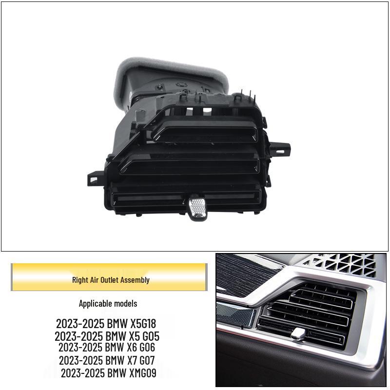 Комплект для ремонта воздуховодов BMW X5/X6/X7: Вал ручки регулировки и рамка панели