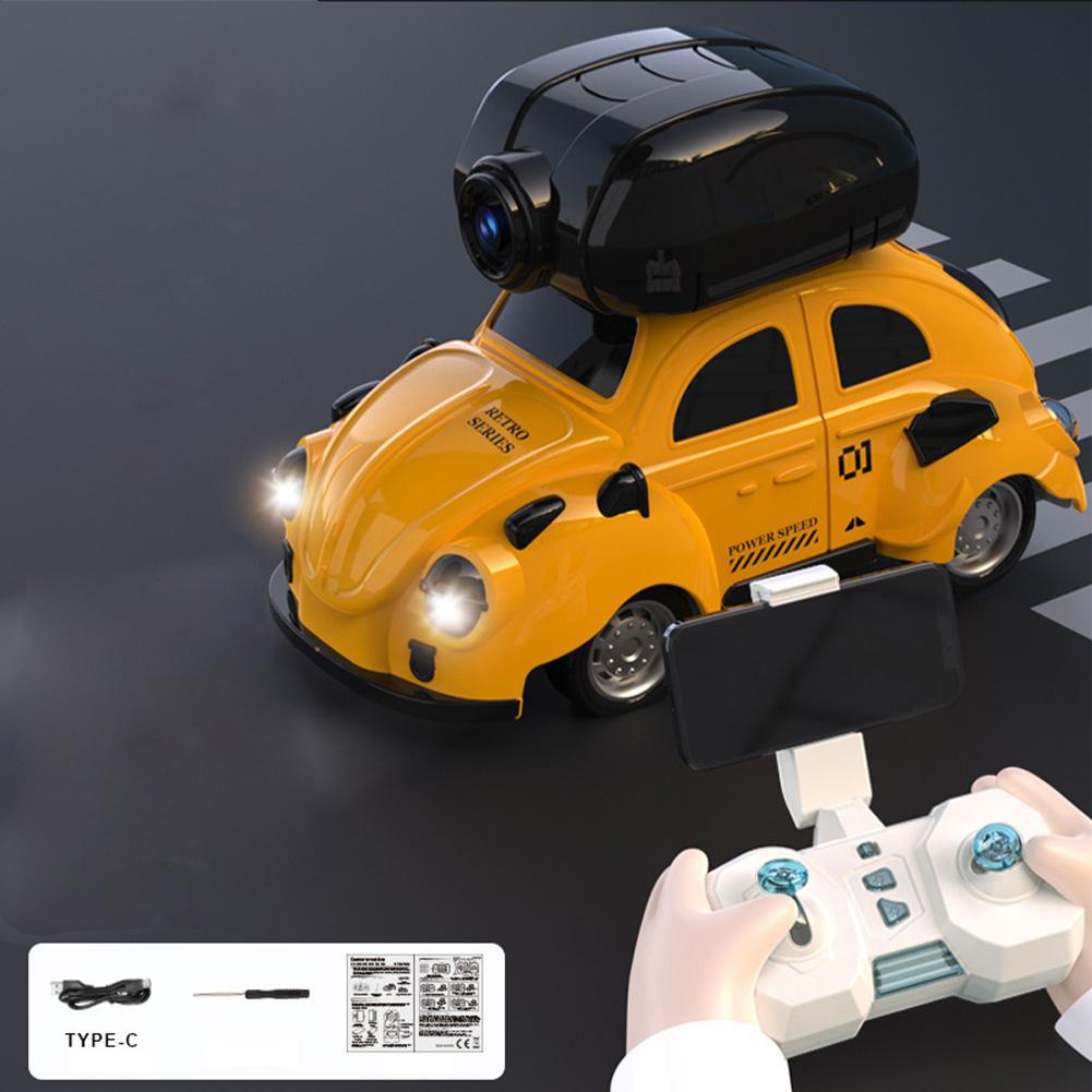 Радиоуправляемая машина с камерой для передачи в реальном времени FPV Дрифт-кар 2.4G Беспроводной пульт управления Гоночная машина Подарки для мальчиков и девочек