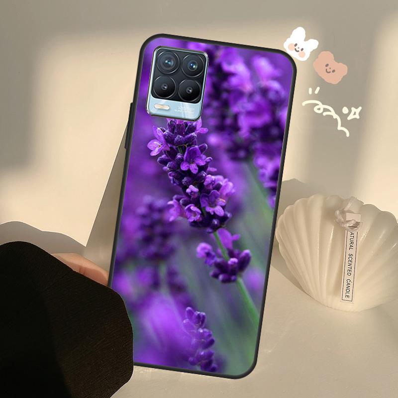 Чехол с фиолетовым цветком лаванды для OnePlus 10 9 Pro 8T 9R Nord2, чехол для Realme GT Neo 2 3 GT Master 8i 9i 8 Pro