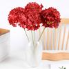 Искусственный цветок гортензии с эффектом Real Touch, 27 дюймов, большая искусственная шелковая гортензия с длинным стеблем для вазы, центральный элемент для свадебной вечеринки, декор для домашнего стола