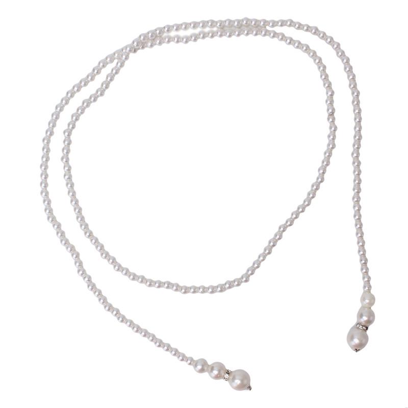 Жемчужное ожерелье, цепочка для свитера, длинное искусственное жемчужное ожерелье, женское ожерелье, цепочка для свитера, женское ожерелье, ювелирные изделия