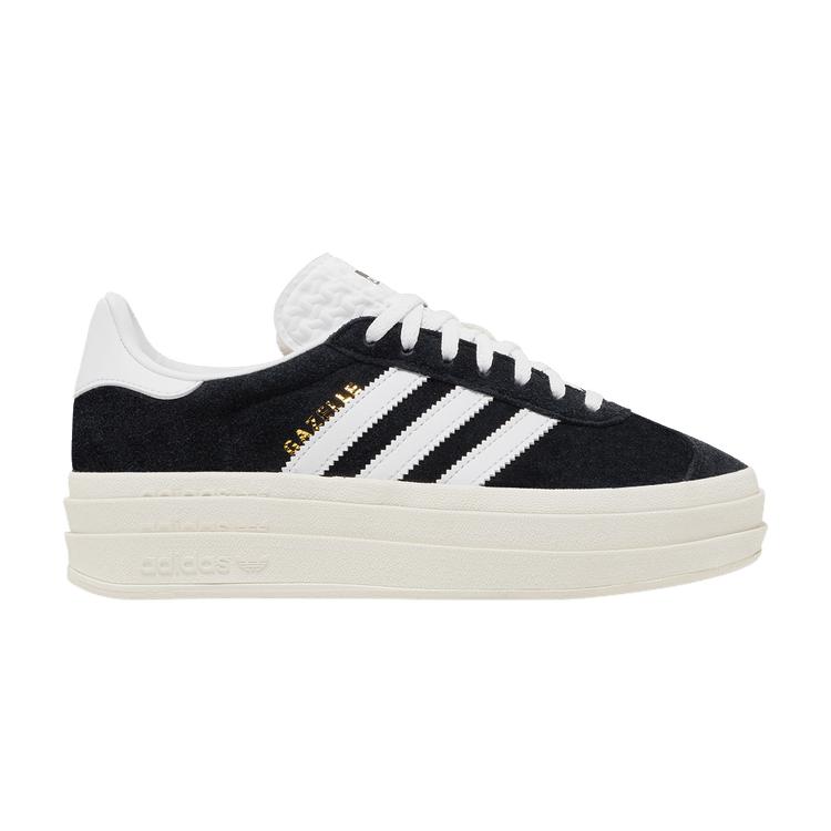 adidas Gazelle Bold Черный Белый (Женский)