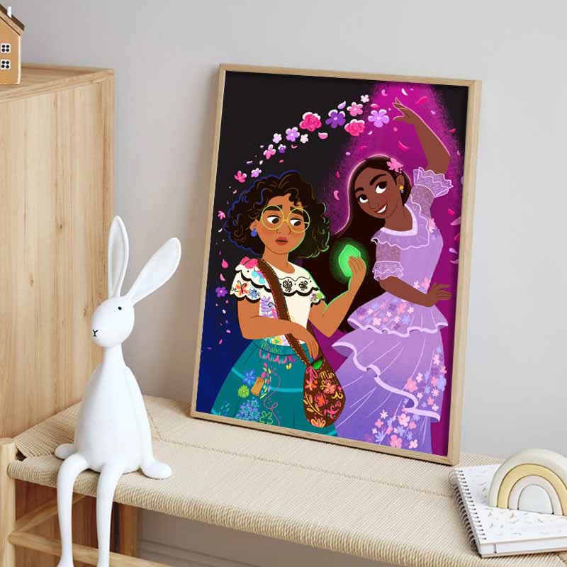 Disney 5D DIY Алмазная живопись Мирабель и Изабелла Волшебные Моменты Иллюстрация Вышитая Мозаика Вышивка Крестом Домашний Декор Подарки и Поделки
