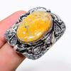 Bumble Bee Jasper Gemstone 925 Sterling Silver Gift Jewelry Ring Size 11