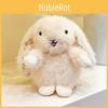 Плюшевый брелок в виде длинноухого кролика в садовом стиле из мягкого материала для подарка и декора