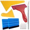 Kiligen Universal 6-Piece Set Carbon Sheet Car Film Cutting Sheet Sealing Scraper Sticker Application Aid Tool