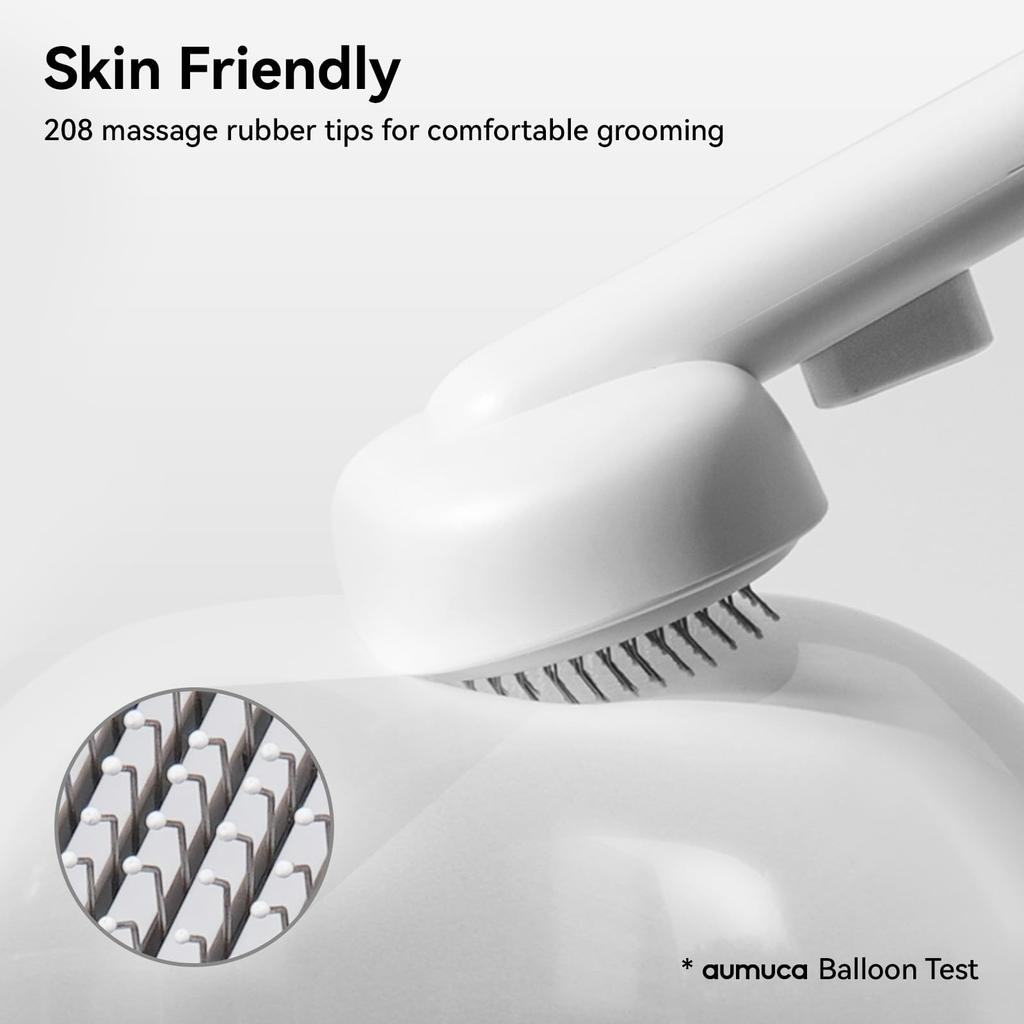 Aumuca Pet Brush Push Cat Dog Cat Dog Hair Removal Massage Slicker Brushing Pill Removal For Dogs and For Short Long Brush Fully BabyPets JP Warranty