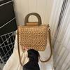 New Straw Bag Summer Versatile Handbag Bag Woven Bag Large Capacity Travel Beach Bag Shoulder Messenger Bag Women