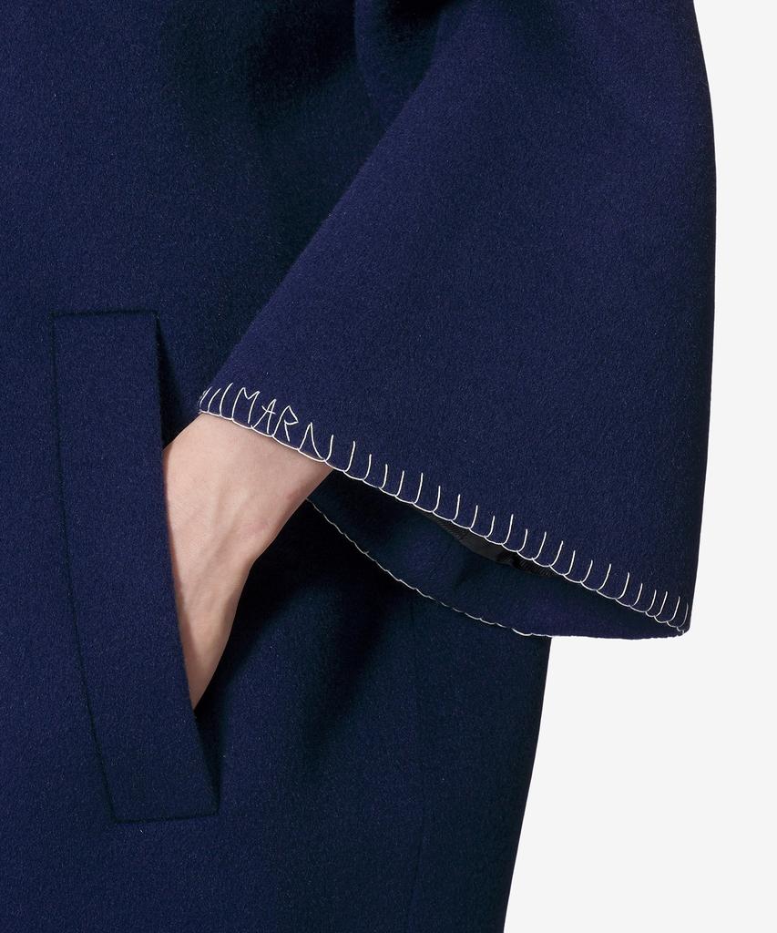 Marni Oversized Wide Sleeve Coat - Light Navy / Cpma0238Suutwa2200B81