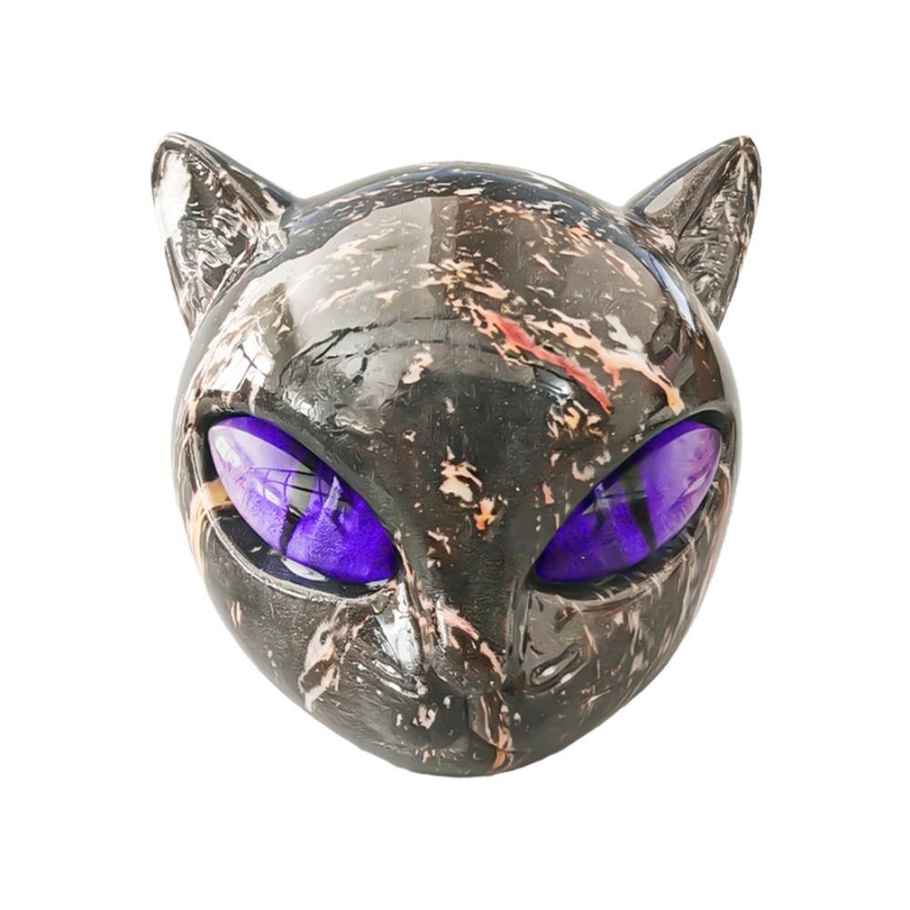 Смоляная Роскошная Фигурка Черной Кошки Ручная Резьба Элегантная Фигурка Черной Кошки Предмет для Коллекционеров