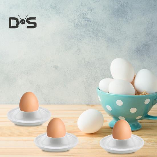 Набор держателей для яиц, небьющийся лоток для яиц, не содержащий бисфенол-А, современный держатель для яиц с защитой от переполнения и подставкой для ложек, компаньон для завтрака на кемпинге или пикнике