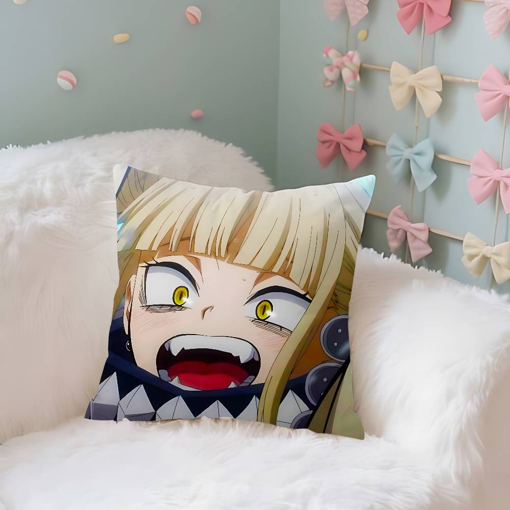 Anime Cute TtogahimikoS Throw Pillow Covers Pattern Cushion Cover Suitable For Sofa Bedroom Car Pillow Cover