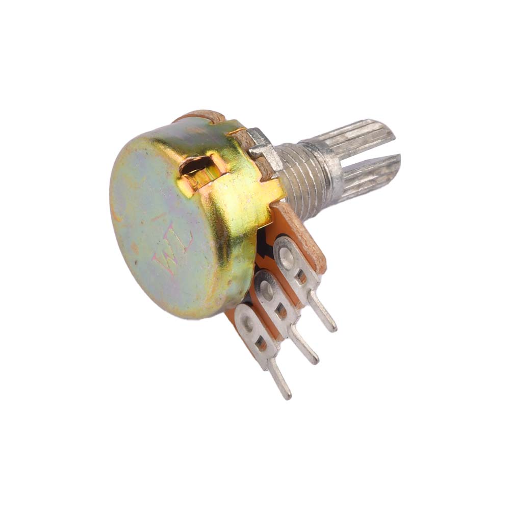 Вращающийся потенциометр WH148 B10K-3PIN (15ММ однослойный)