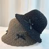 Милая шляпа-ведро Bow Girl для весенних и летних путешествий на море, солнцезащитная шляпа для бассейна