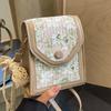 Straw Bag Female Crossbody Bag Small Fresh Lace Woven Bag