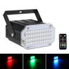 ALIEN 48 RGB УФ светодиодный DJ Диско Звукоактивируемый Сценический Световой Эффект Вечеринка Праздник Клуб Стробоскоп Вспышки С Пультом Дистанционного Управления