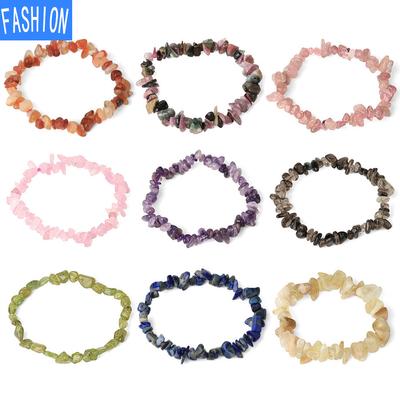 Йога-чакра, эластичная веревка, гравийный браслет, браслет с кристаллами ауры