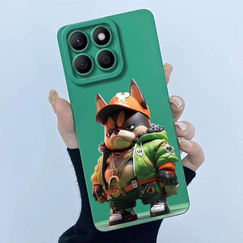 Чехол для Honor X8c Жидкий ТПУ Мягкий Силикон Красивый Узор Чехол для Телефона для Huawei Honor X8c Чехол HonorX8C x 8c Ударопрочный Чехол