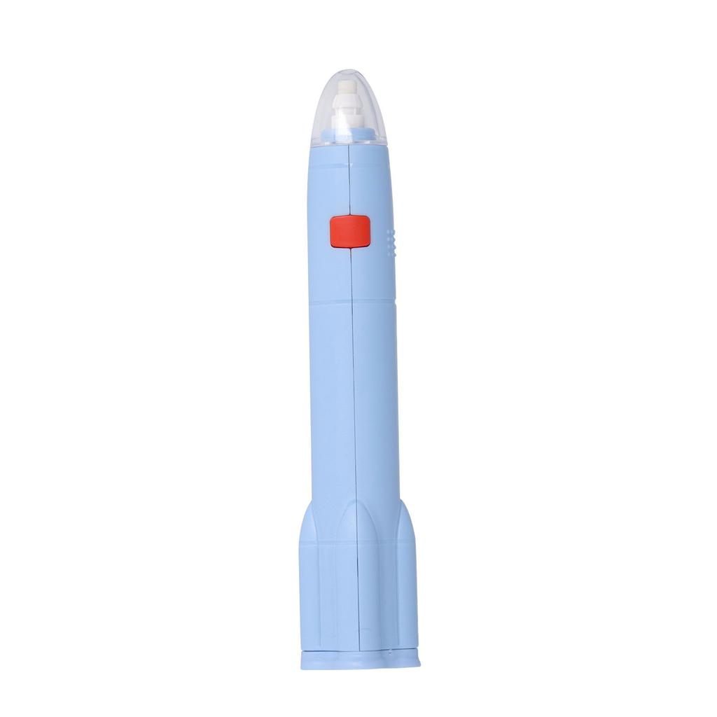 Electric Eraser Low Noise Rechargble 2 Replacble Refills 2.7x16cm ABS   Electric Pencil Eraser for Study