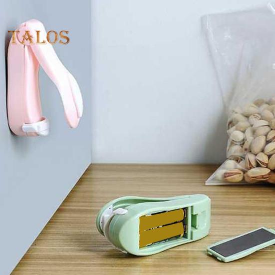 Mini Bag Sealer Heat Seal Tool Sealing Machine Portable 2-in-1 USB Battery Handheld Vacuum Food Sealer for Snacks Vegetable