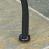Bistro Set, 3-Piece, 2 Seater, Wrought Iron, Ceramic Mosaic, Folding Chairs